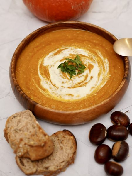 Soupe potimarron châtaignes