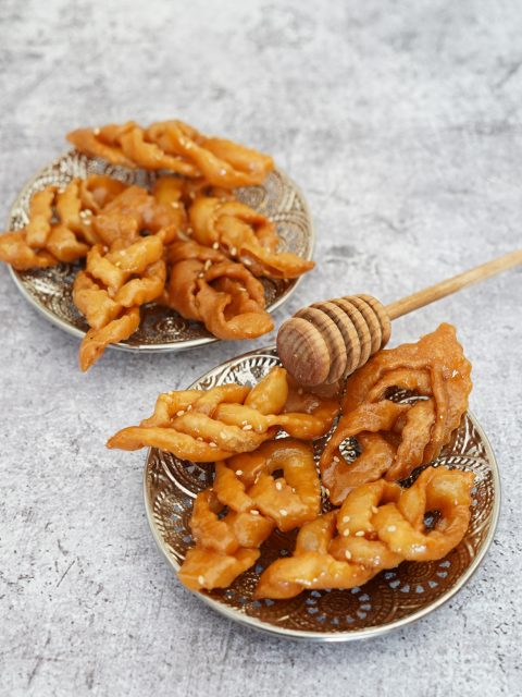 griwech dans de petites assiettes